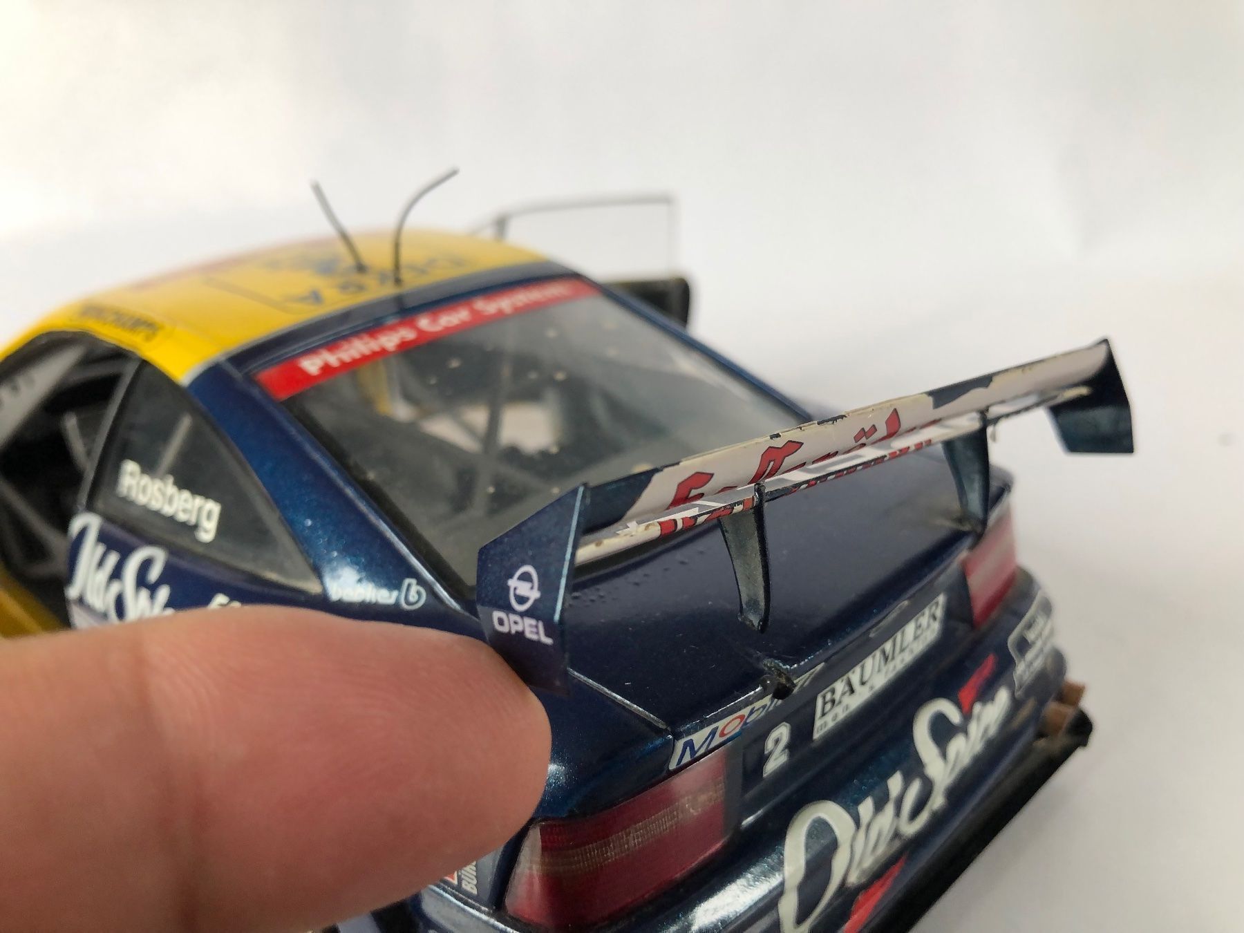 Opel Calibra V6 DTM 1995 Rosberg, Thank you - Keke, Hasseröder, Old