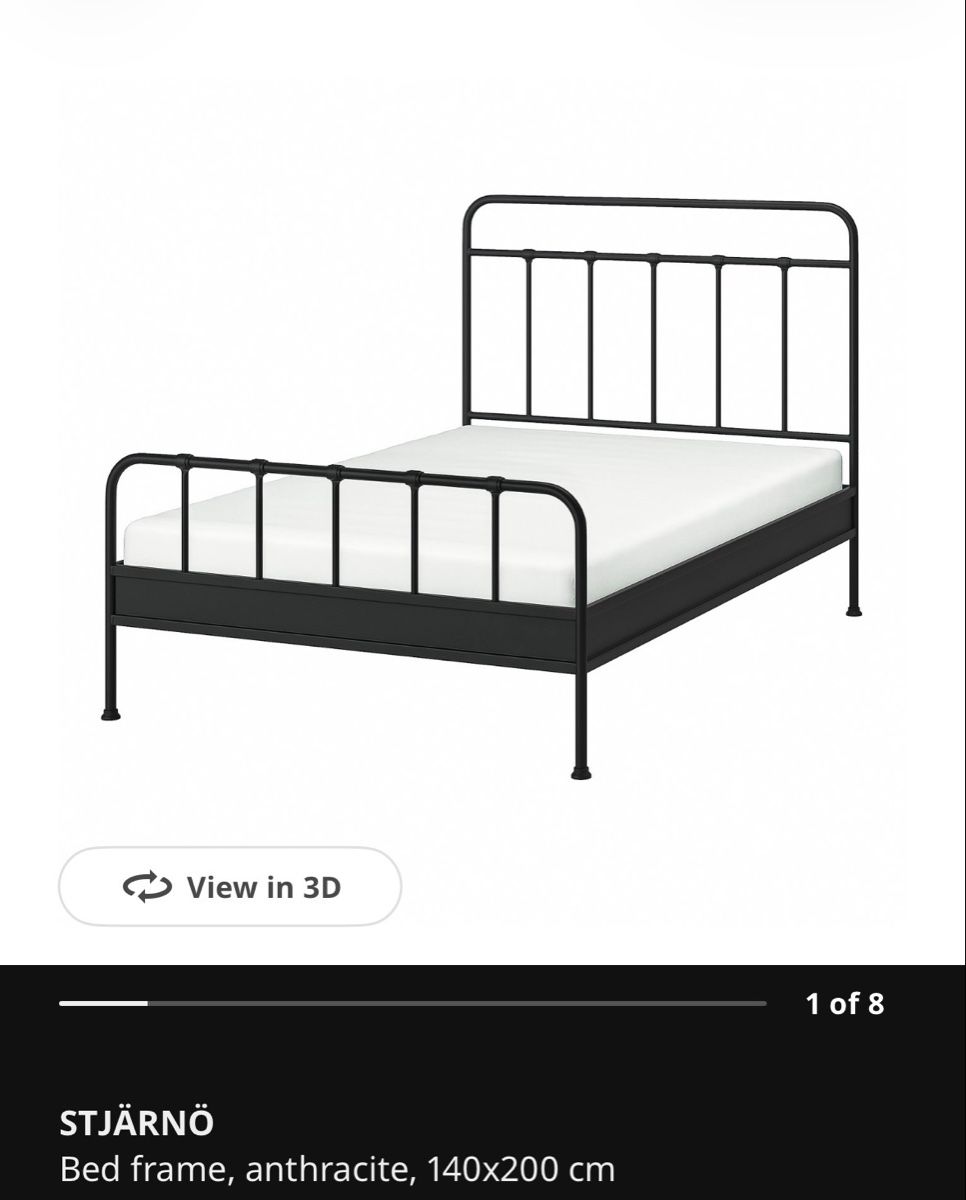 Betten: Bed 140x200 cm IKEA STJÄRNÖ – Gebraucht aus Chêne-Bourg von che_pd22 1