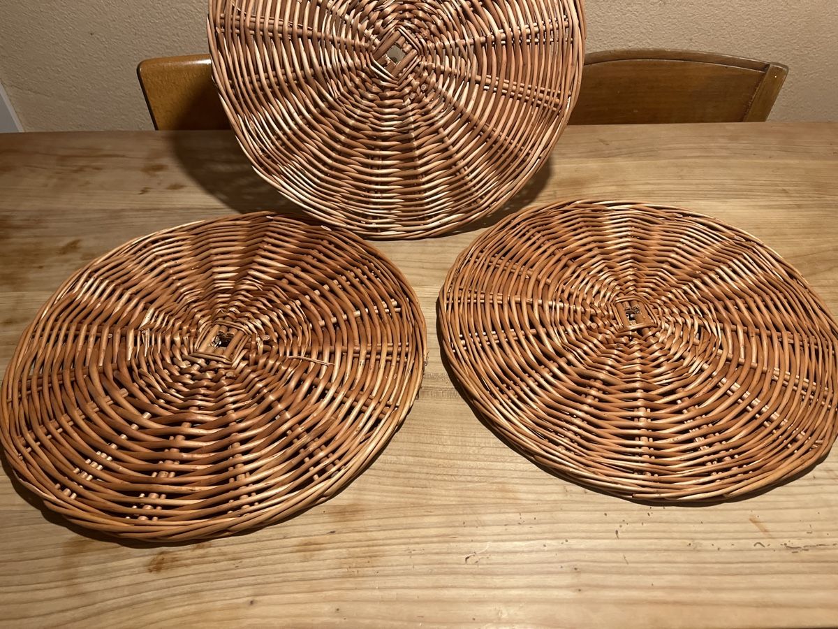 Untersetzer: 3 Weiden Untersätze NEU 40 cm Durchmesser – Neu (gemäss Beschreibung) aus Dittingen von Cervolino77 1