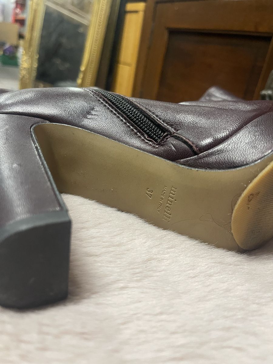 Scarpe da donna: Minelli Stiefel Bordeaux-rot, Gr. 37  – Usato da Oberwil BL venduto da dyl_htk9 2