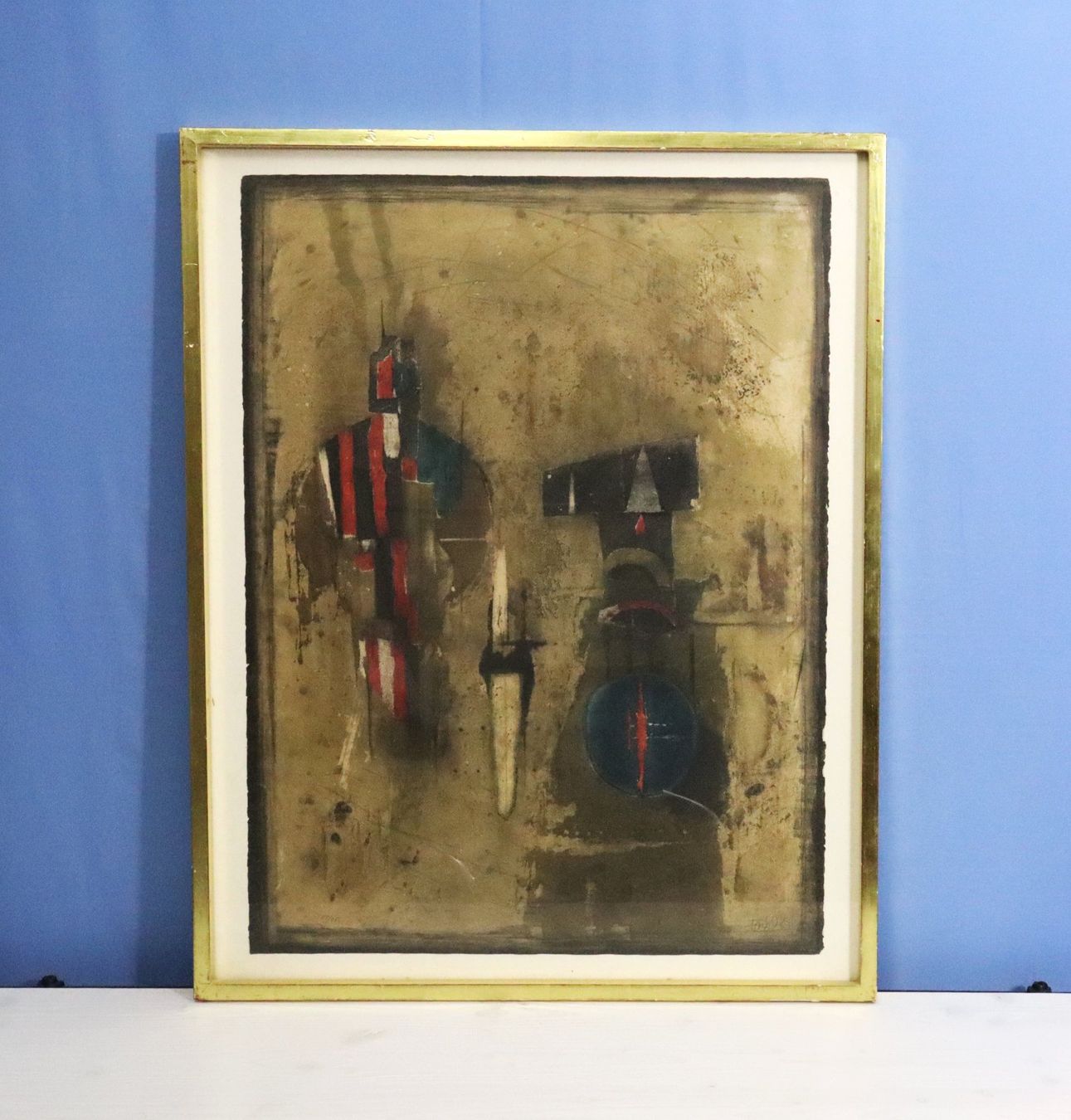 Gemälde: Johnny Friedländer 1912-1992, Farbradierung, handsigniert – Gebraucht aus Zug von Kunst-Fundgrube 3