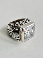 Silverstar Damenring – 925 Sterling Silber / Gr. 50