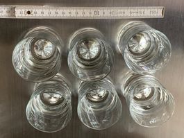 6x Whisky Glas Aperoglas spezielles Design, neuwertig