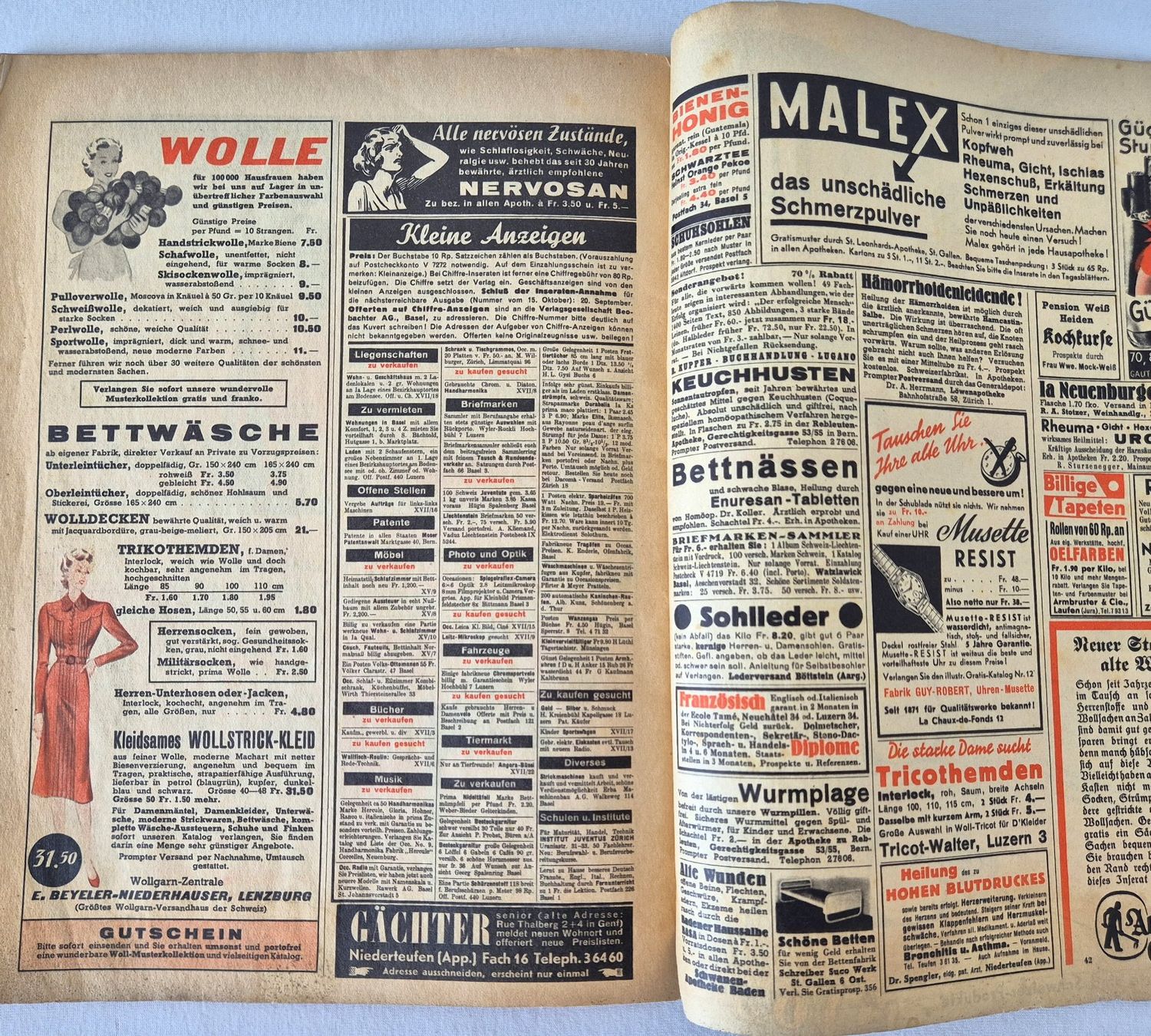 Revues & Magazines: Zeitschrift:   Beobachter,  September 1940 mit grünem ES – D'occasion à Fällanden par Blausegelfliege
