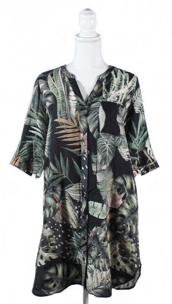 Vestiti: Frogbox Hemdblusenkleid aus Leinen Gr. 36 – Usato da Belp venduto da caramel-secondhand