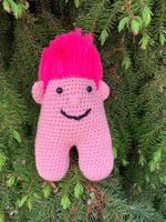 Amigurumi Troll Puppe Handmade Handgemacht NEU