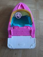 Bateau Barbie rose et bleu jouet enfant