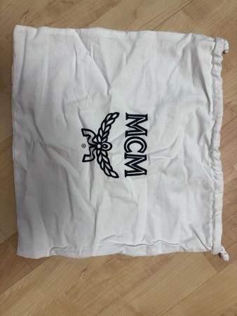 Staubbeutel MCM Schutzbeutel Tragetasche Baumwolle weiss