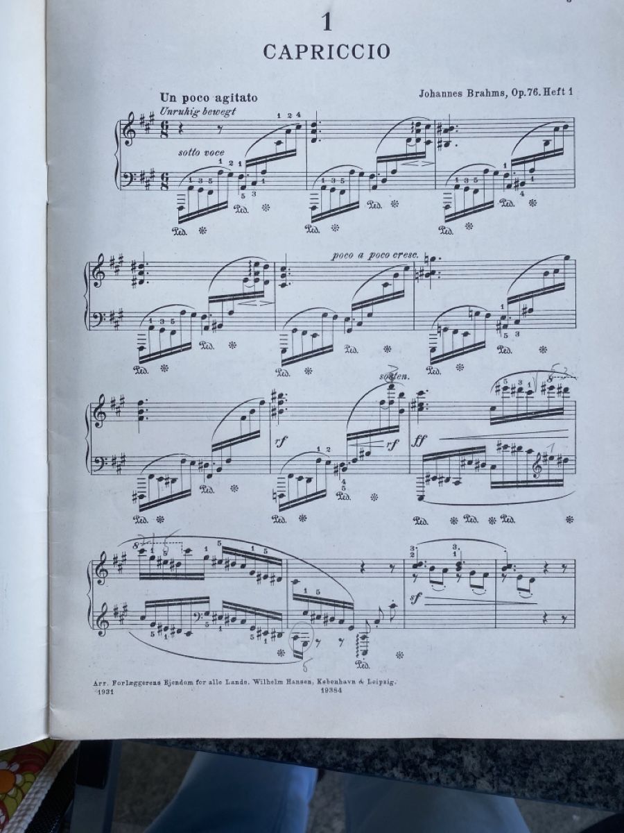 Libri: Brahms Klavierstücke op 76 – Usato da Stettlen venduto da Hansj 2