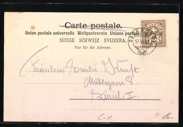Cartes postales: Ober-Aegeri, Pension Gütsch, Ortsansich – D'occasion à Berlin par bartko-reher 1
