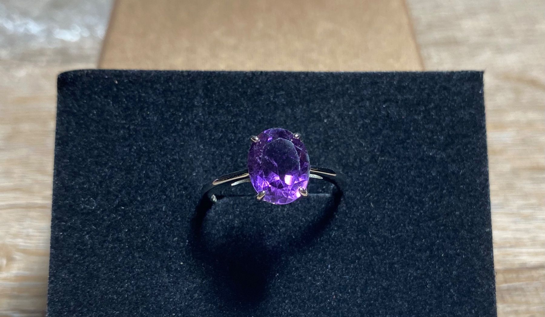 Bagues: Amethyst Ring Silber 925 vergoldet – Neuf avec emballage d'origine à Laax GR par Kiki-Kingdom2 2