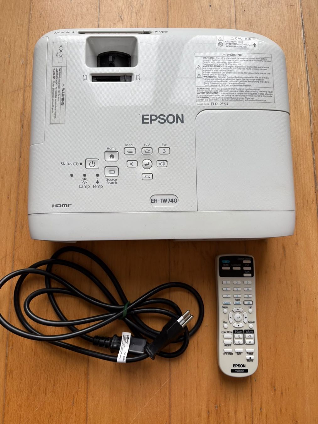 Epson Proiettori: Epson EH-TW740 Beamer – Usato da Zürich venduto da nbiner 2