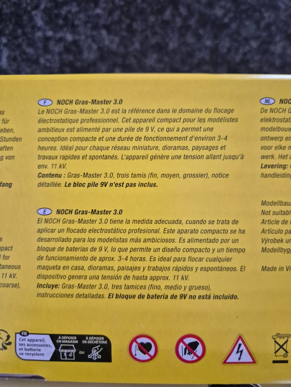 Noch Modellini di ferrovie: Gras-Master 3.0 – Nuovo e nell'imballaggio originale da Nebikon venduto da Oceanfan1 5