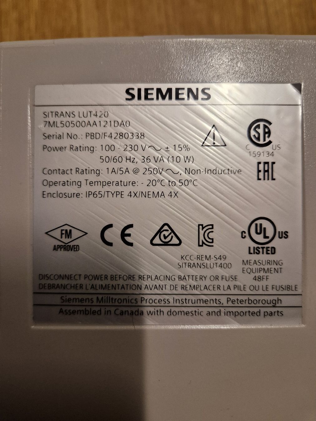 Elektronikbauteile: Simens Sitrans lut400 – Gebraucht aus Märstetten von Timeforce 1