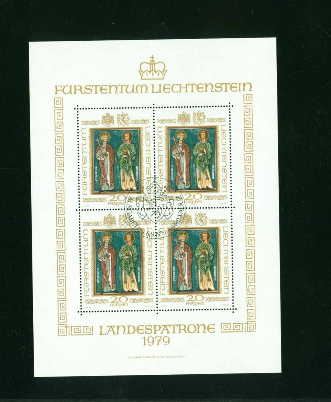 Alle Briefmarken: FL DIE DREI SUPER KLEINBOGEN (AX298) – Gebraucht aus Seuzach von Harri19
