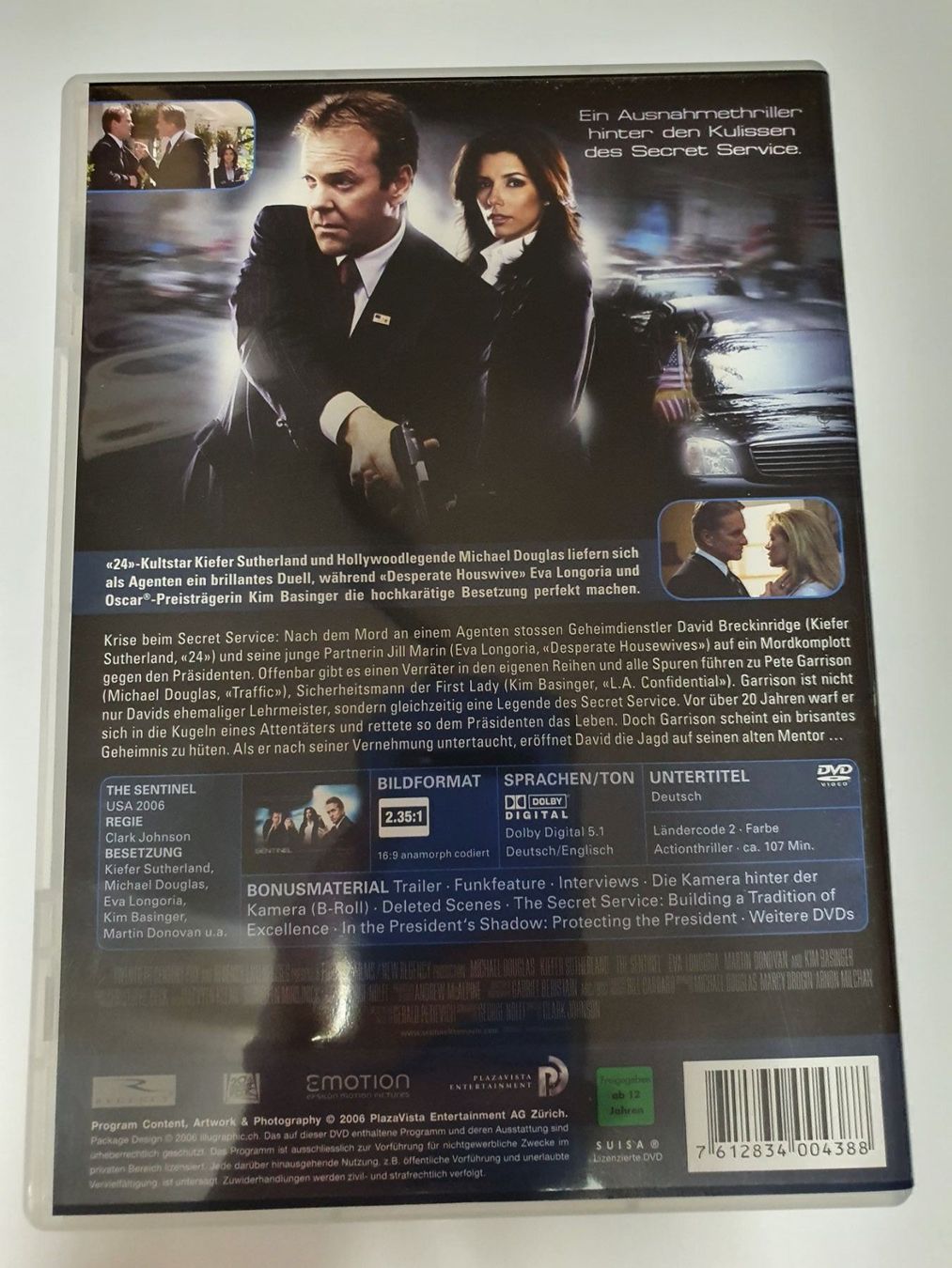 Tutti i DVDs: The Sentinel DVD – Usato da Oberdorf BL venduto da BaldenEagle 3