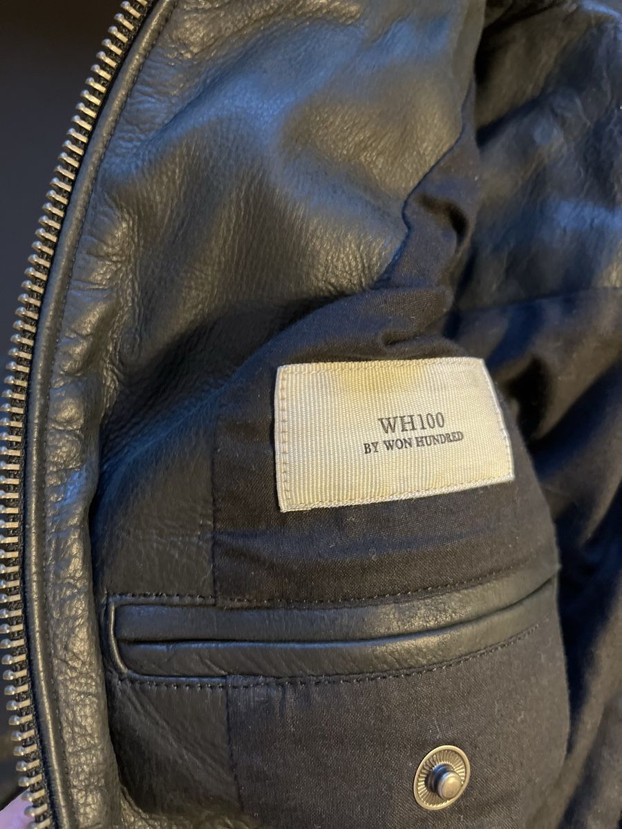 Giacche: Schwarze Lederjacke, Gr. 38, Wonhundred – Usato da Zürich venduto da scke 3