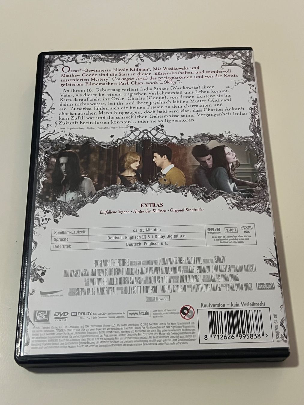 Tutti i DVDs: DVD Stoker - Die Unschuld endet – Usato da Altstätten SG venduto da sheamus 1