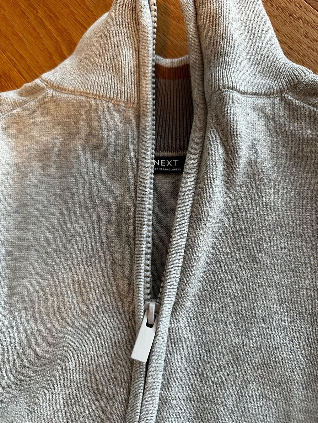 Next Giacche & Cappotti: NEXT Feinstrickjacke Gr. 164, grau meliert – Usato da Sissach venduto da tapasu 2