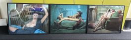 Gerahmte Kunstfotografien, 3er Set, Michel Comte