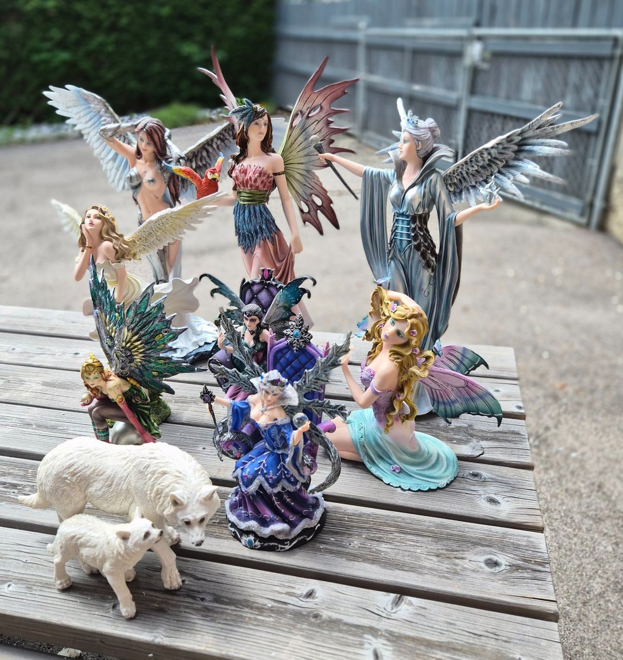 Statuette: Lot statuettes fées – Usato da Bévilard venduto da CONTRESENS