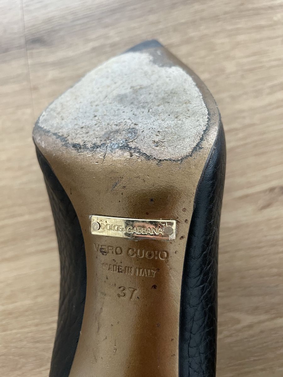 Dolce & Gabbana Damenschuhe: D&G Pumps Gr. 37 Leder schwarz – Gebraucht aus Weiningen ZH von Moma8055 4