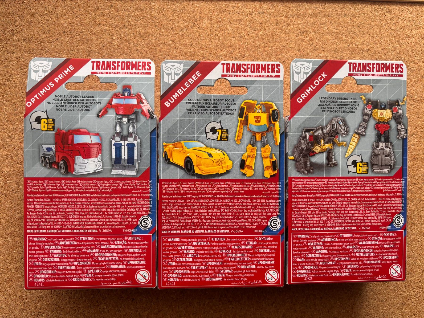 Hasbro Giocattoli: Hasbro 3 Actionfiguren von Transformers – Nuovo e nell'imballaggio originale da Binningen venduto da samorga21 1
