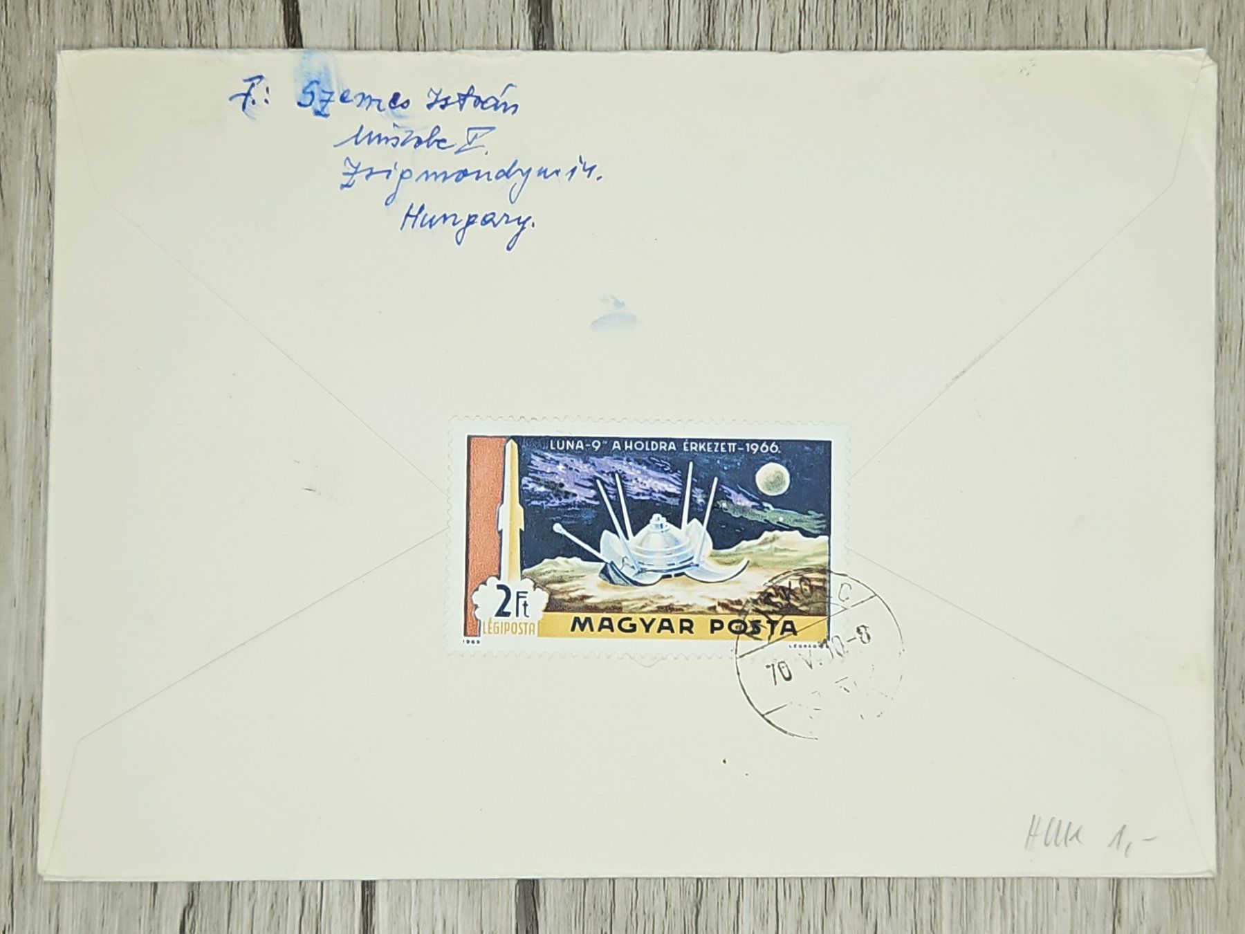 Tutti i francobolli: CL14 Enveloppe + Timbre Hongrie 1970 – Usato da Cousset venduto da Patrick_Collections 1