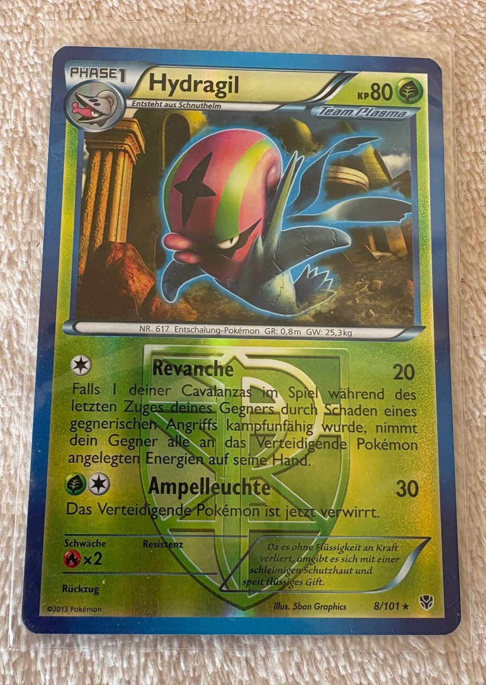 Pokémon Carte collezionabili: Hydragil 8/101 Reverse Holo /Plasma-Blaster /BOOSTERFRISH/DE – Nuovo (secondo la descrizione) da Petit-lancy venduto da Jototti