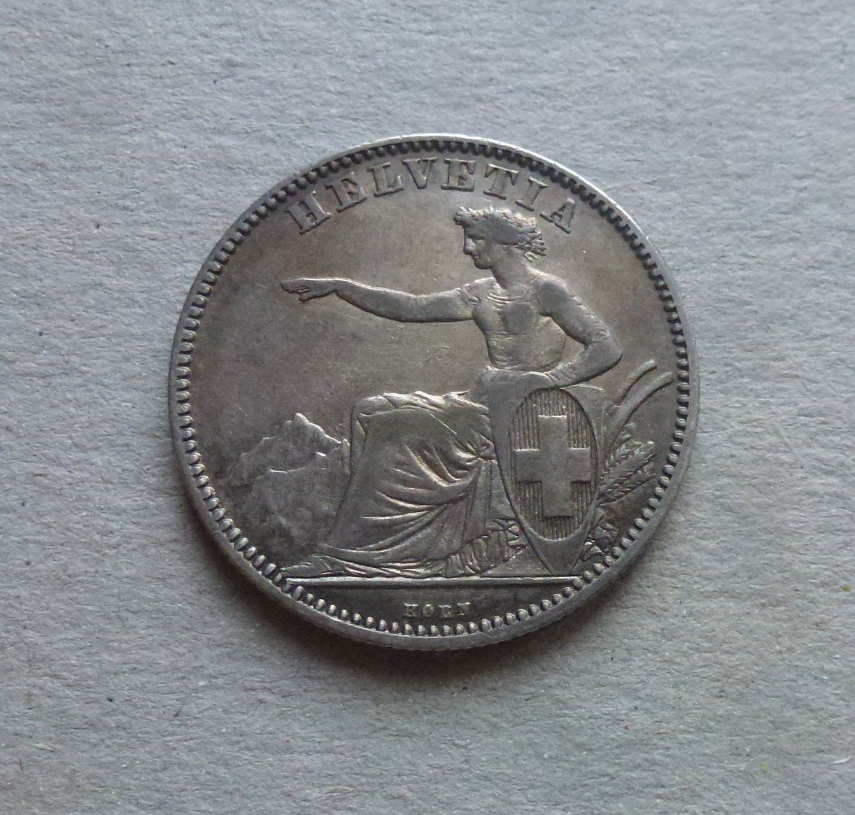 Tutti le monete: ++ 2.-  Franken 1862, gute Erhaltung – Usato da Walkringen venduto da Casablanca777 1