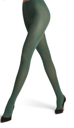 Collants couleur vert foncé 100 Den - Taille S