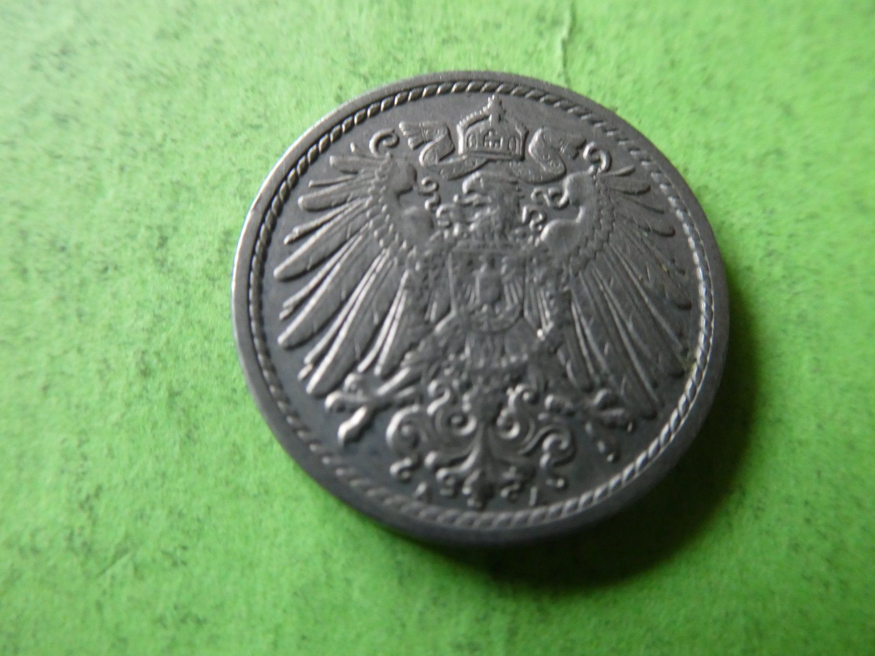 Tutti le monete: Dt. Reich 1914 A, 5 Pfennig – Usato da Hinterforst venduto da Rohusri 1