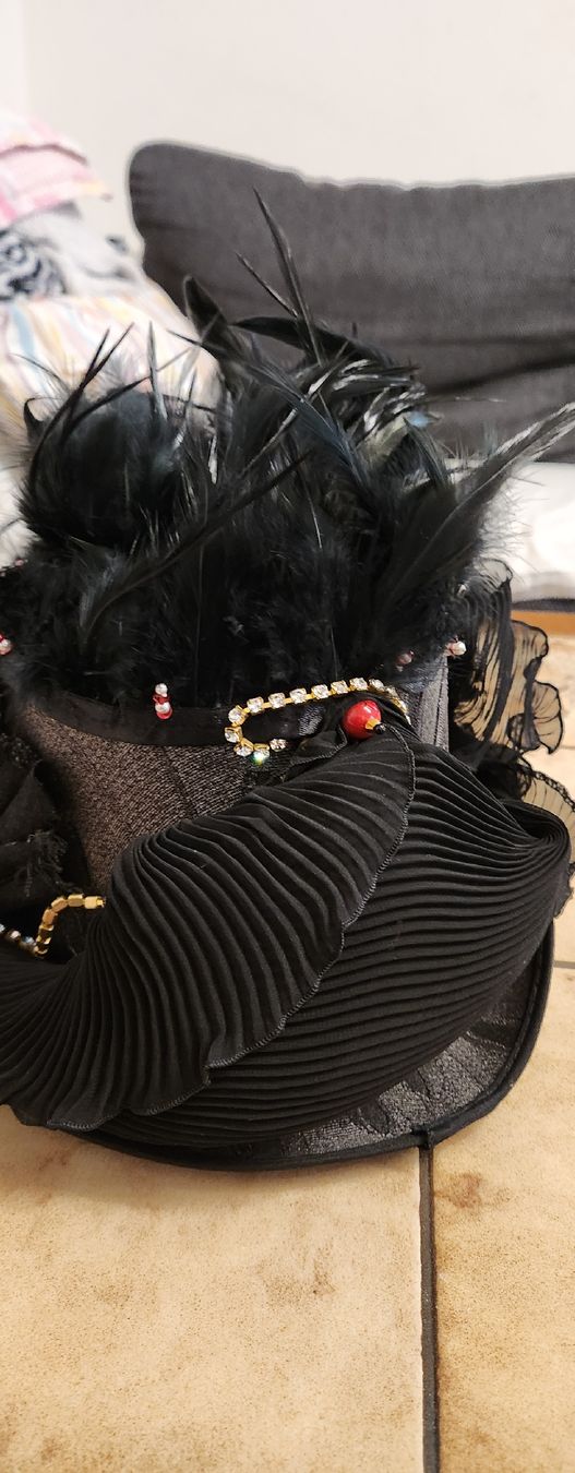 Kostüme: carnevale Giacca da domatrice Circo +Cappello piume e strass – Gebraucht aus Zürich von gra_lj62 5
