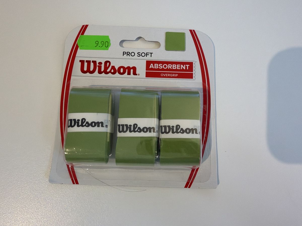 Wilson Raquettes: Wilson Pro Soft Absorbent Overgrip 3 pack green – Neuf avec emballage d'origine à Thalwil par Michael8800