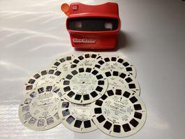 Vintage "VIEW MASTER RED“ mit 10 Scheiben