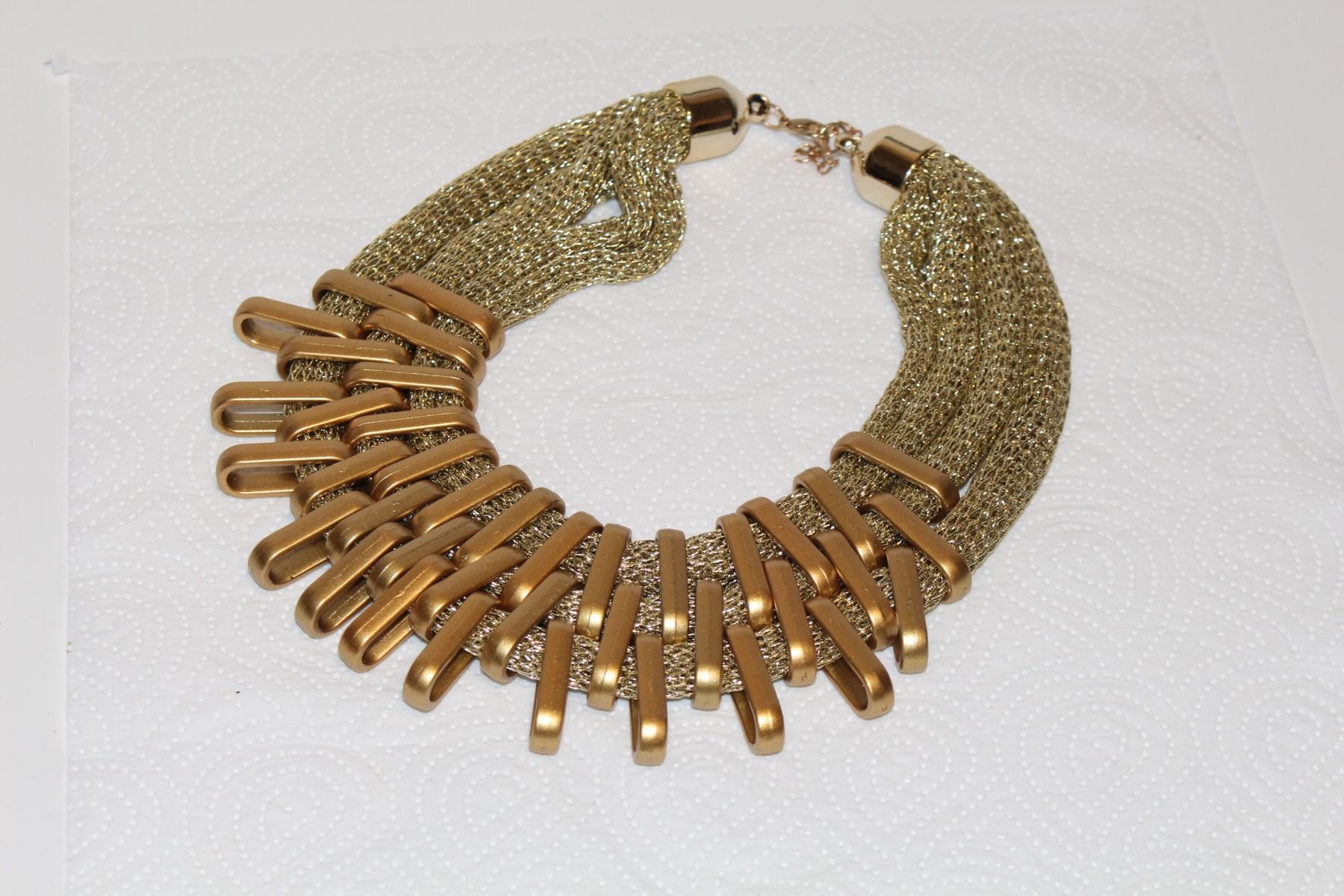 Catenine: Statement Kette – modern elegant auffällig Halskette – Usato da Muttenz venduto da Malici11 3