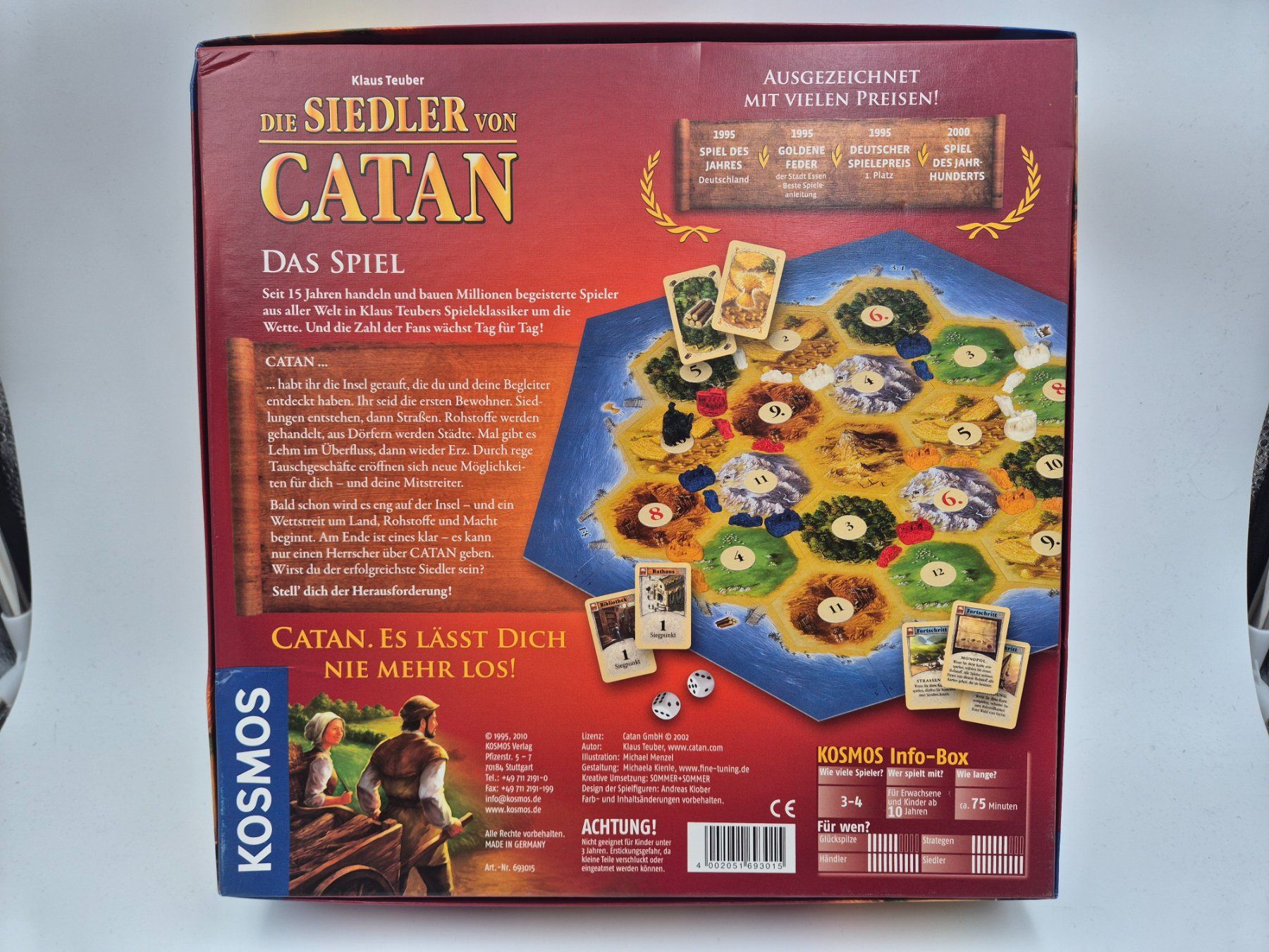Kosmos Giochi: Die Siedler von Catan Brettspiel – Usato da Ettiswil venduto da beekeper13 1