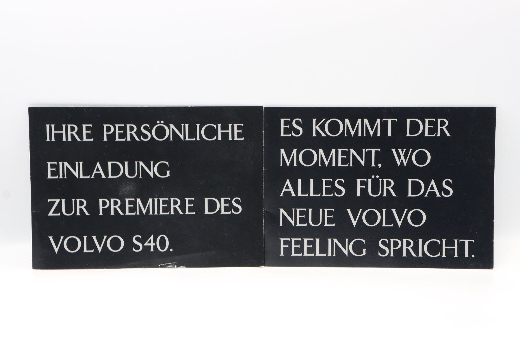 Volvo Documenti: Volvo S40 Premiere 1996 Prospekt – Usato da Bühl b.Aarberg venduto da Collectorpassions