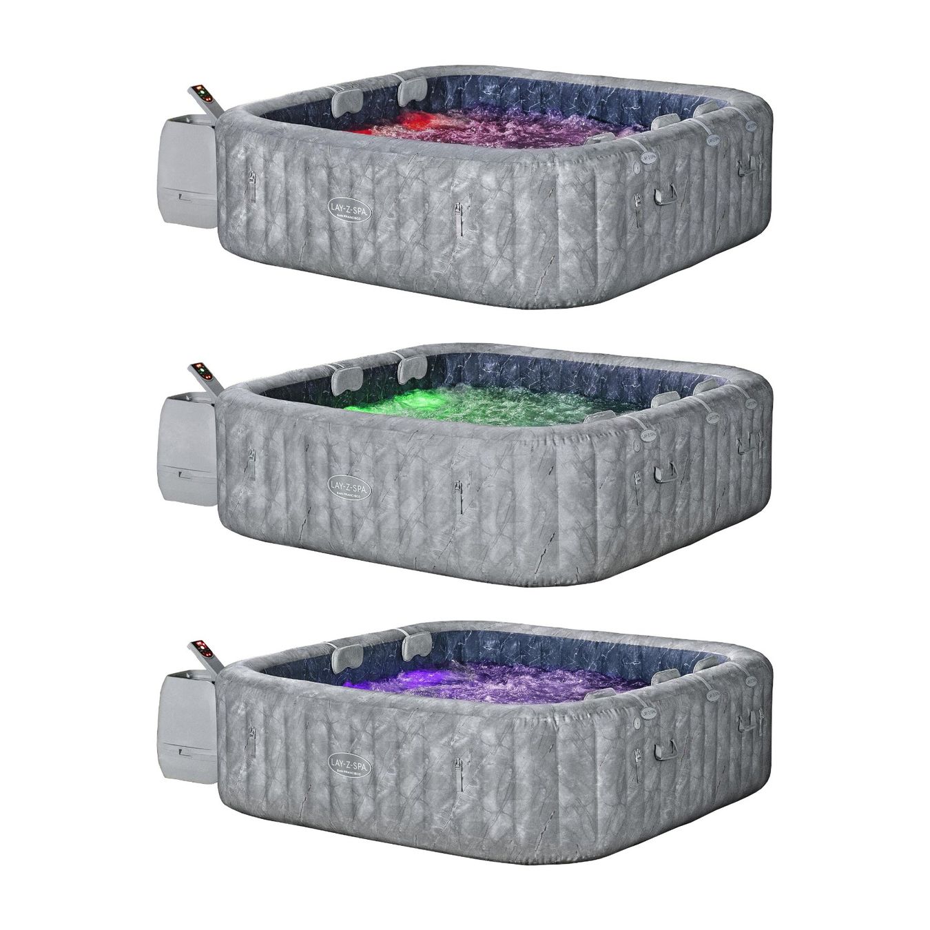 Bestway Whirlpool Lay-Z-Spa SAN FRANCISCO HydroJet 7 Persone (Neu und ...