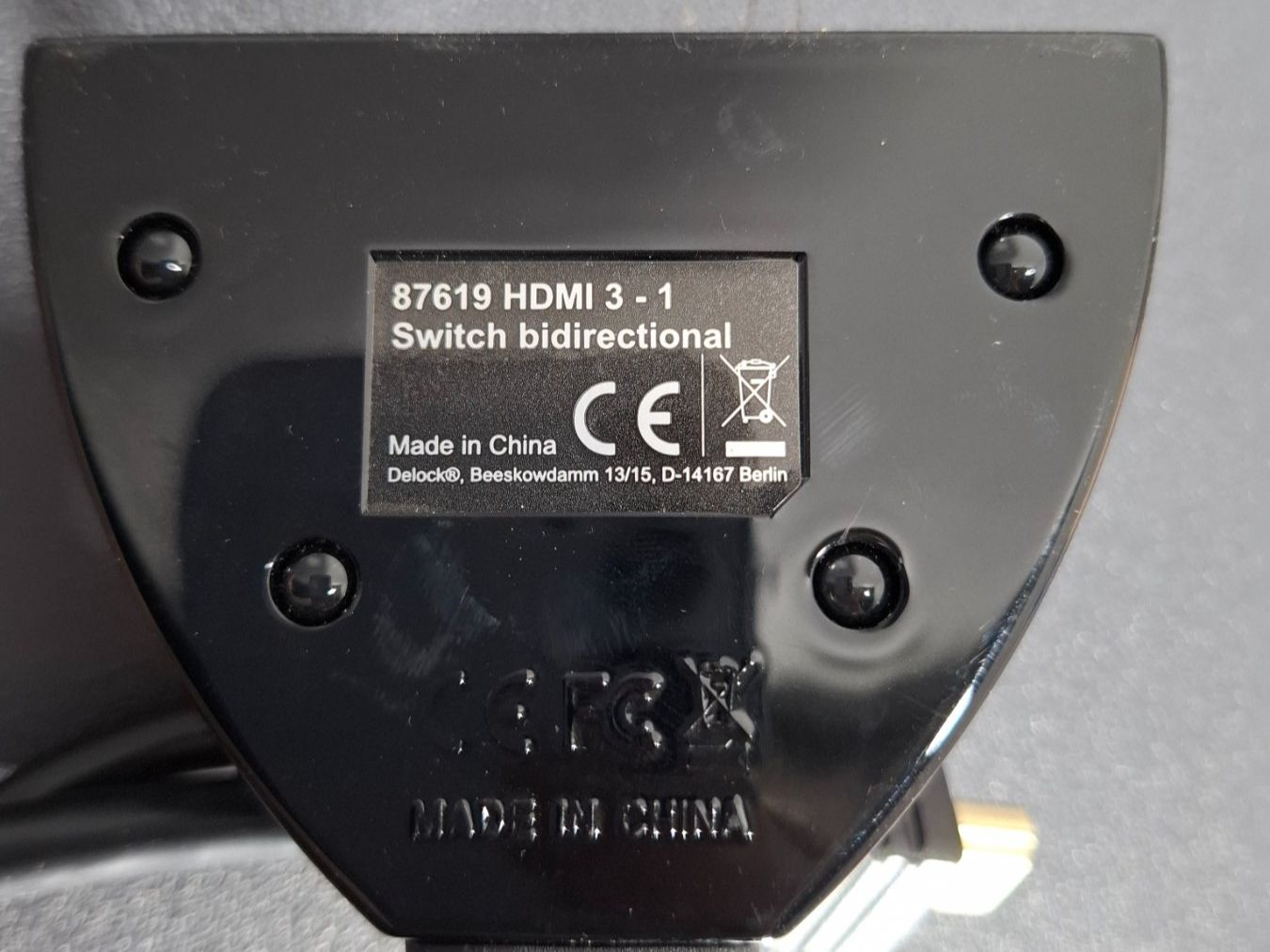 Hub & Switch: Commutateur HDMI bidirectionnel Delock 3 entrées vers 1 – Usato da Villars-Ste-Croix venduto da pau_8fls 2