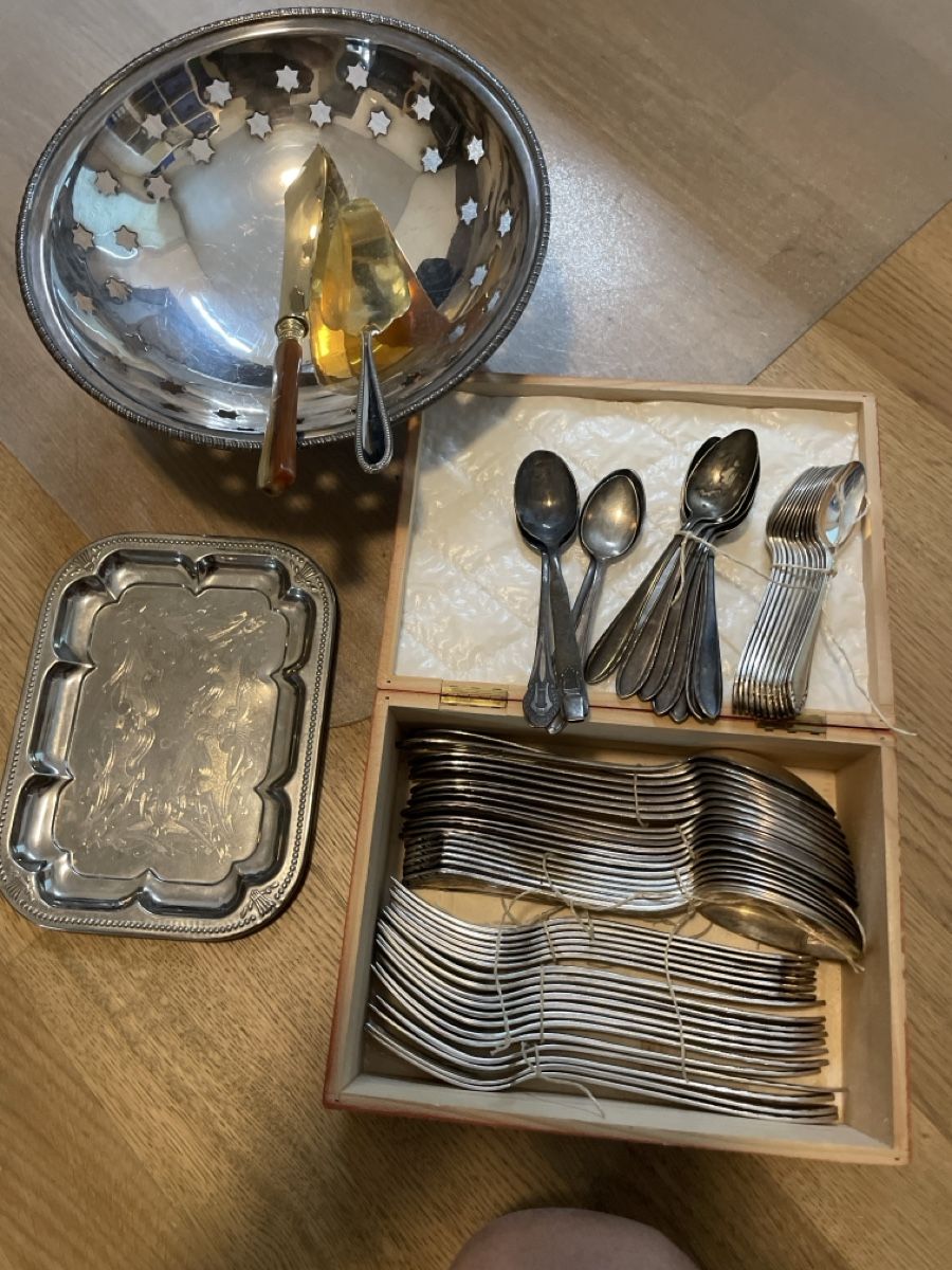 Set di posate: Vintage versilbert besteck – Usato da Riehen venduto da ose58