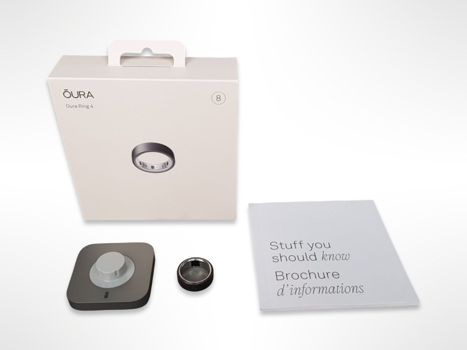 Oura Ringe: OURA Ring 4 Stealth Gr. 8 – Gebraucht aus Suhr von Restwert_Suhr