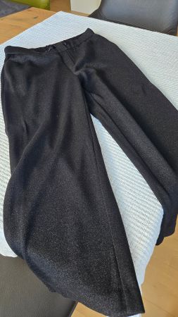 Schimmernde Culotte-Hose, elegant, neuwertig, Grösse 40/42
