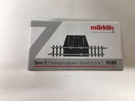 Märklin Spur Z 8588 Trenngleis gerade 55 mm neu in OVP