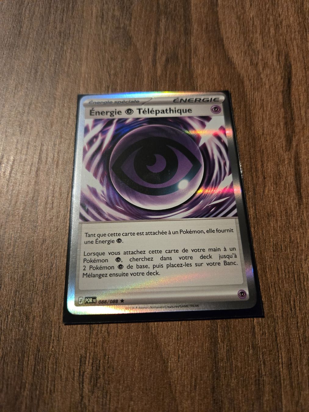 Pokémon Carte collezionabili: Équilibre parfait Energies Télépathique 088/088 – Nuovo e nell'imballaggio originale da Rossinière venduto da seb_68fd