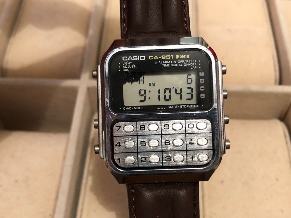 Montre Casio avec calculatrice fonctionne ann e 1980 Kaufen auf