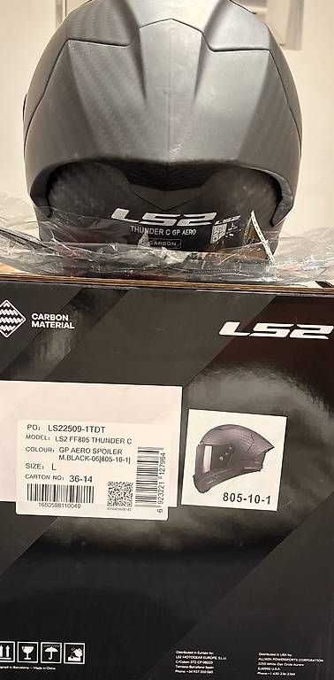 Caschi & visiere: casco LS2 FF805 Thunder Carbon GP Aero Spoiler – Nuovo e nell'imballaggio originale da Lugano venduto da lor_97td 1