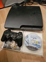 PlayStation 3 Slim 160 GB mit Controller und Spiel