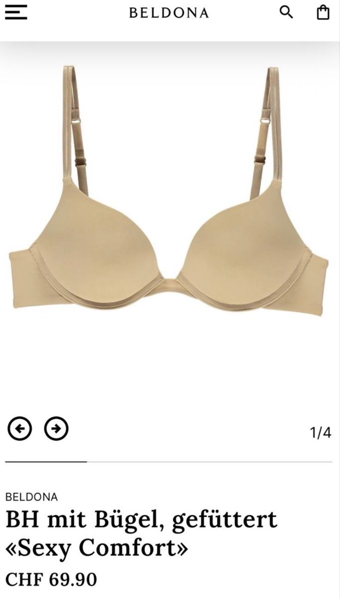 Beldona Altra biancheria intima: Beldona BH | nude | Grösse 70D | neu – Nuovo (secondo la descrizione) da Zürich venduto da samira12382