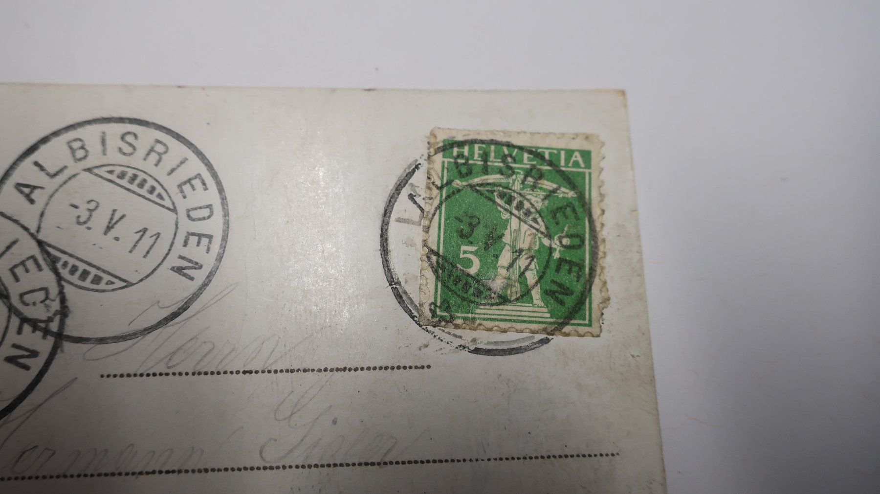 Cartoline postali: Schaffhausen mit Unot 1911 – Usato da Cormoret venduto da Pascalll2001 7